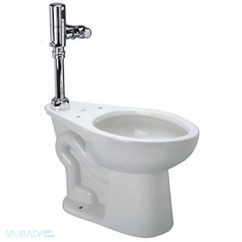 ZURN Flush Valve Toilet 10 or 12 Rough-In, 45ND33