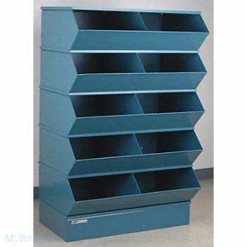 STACKBIN J4615 Sectional Bin Unit 10 Blue 60-3/8 in H, 45NH81