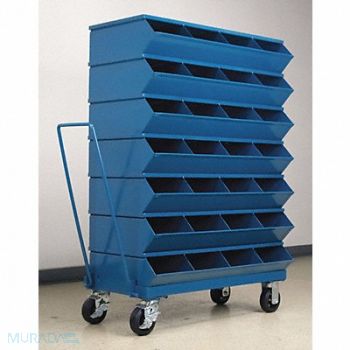 STACKBIN J4618 Sectional Bin Unit 28 Blue 53-3/4 in H, 45NH87