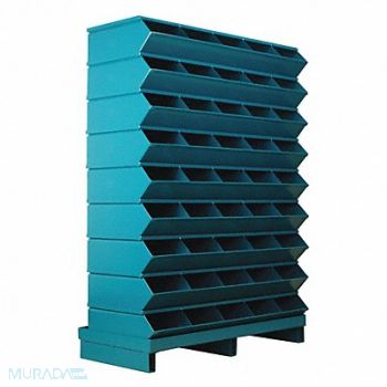 STACKBIN J4630 Sectional Bin Unit 45 Blue 52 in H, 45NJ12