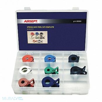 AIRSEPT Spring Lock Tool Master Kit Plastic, 45NL80