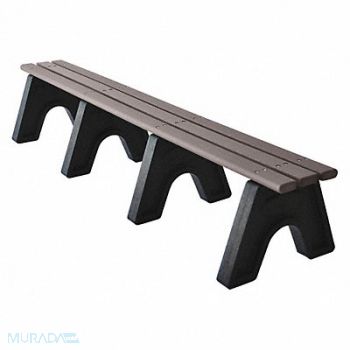 ULTRASITE Outdoor Bench 96 L 16 H Gray, 45NR08