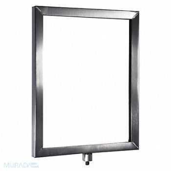 VISIONTRON Sign Frame Post Mount 11 in.L x 14 in.H, 48KR99
