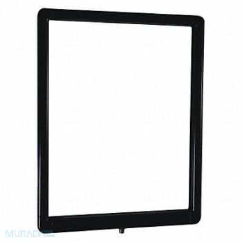 VISIONTRON Sign Frame Black 14 in H 11 in L, 45NT70