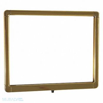 VISIONTRON Sign Frame Polished Brass 14 in H, 45NU15