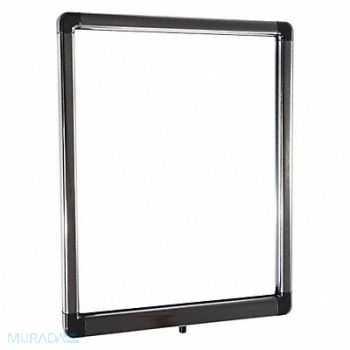 VISIONTRON Sign Frame Polished Chrome 14 in H, 45NT73