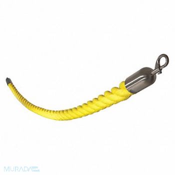 VISIONTRON Barrier Rope Polypropylene Yellow 8 ft., 45NT82