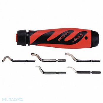 SHAVIV Deburring Tool Set Plastic Hi Speed Stl., 45NX74