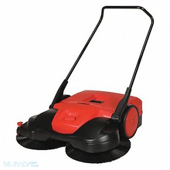 BISSELL COMMERCIAL Walk Behind Sweeper Poly 13.2 gal., 45NY62
