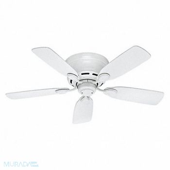 HUNTER Decratve Ceiling Fan 42 Blde Dia 3 Spds, 45PD92