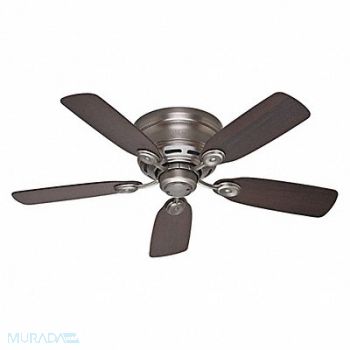 HUNTER Decratve Ceiling Fan 42 Blde Dia 3 Spds, 45PD93