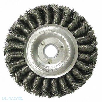 WESTWARD Wire Wheel Brush Max RPM 20 000 1/2in W, 45PE82