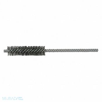 WESTWARD Double Spiral Tube Brush 0.004 Wire PK10, 45PE90