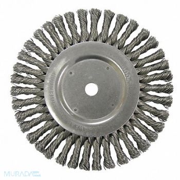 WESTWARD Wire Wheel Brush Max RPM 6000 1/2 in W, 45PE94