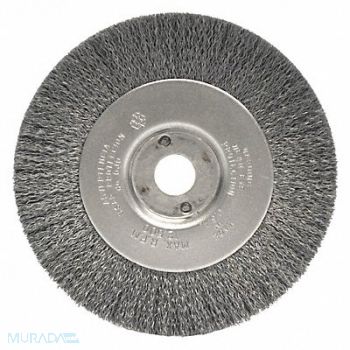 WESTWARD Wire Wheel Brush Max RPM 12 500 1/2in W, 45PF08