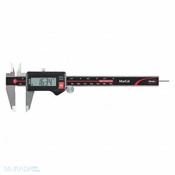 MAHR Digital Caliper 40mm Jaw 0 to 6 in.Range, 45PG10