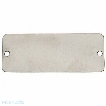 C.H. HANSON Blank Tag 3 in W Silver Aluminum PK100, 45PH05