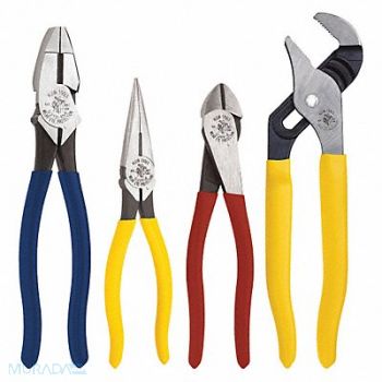 KLEIN TOOLS Plier Set Dipped 4 Pcs, 45PZ51