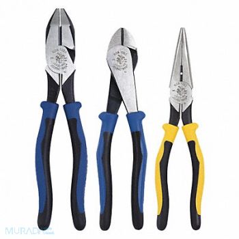 KLEIN TOOLS Plier Set Ergonomic 3 Pcs, 45PZ52