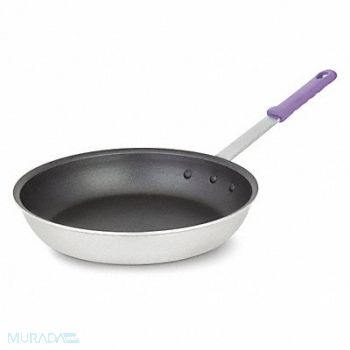 VOLLRATH Fry Pan Silver/Black 2-1/4 in Inside D, 45RJ66