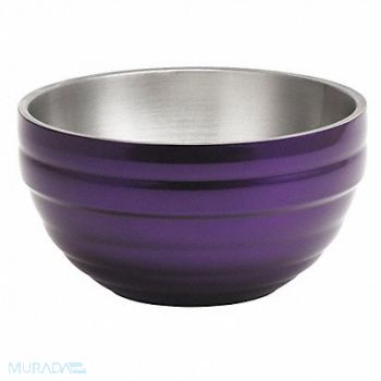 VOLLRATH Bowl Purple 10-3/32 qt. 13-51/64 in, 45RJ80