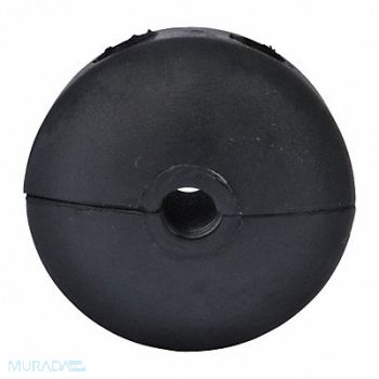 SPEEDAIRE Bumper Stop 1/4 in Polypropylene/PVC, 45T437