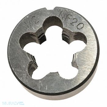 WESTWARD Alloy Steel Die 1/2-20 UNF, 45T861