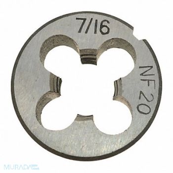 WESTWARD Alloy Steel Die 7/16-20 UNF, 45T901