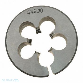 WESTWARD Alloy Steel Die 2 In Width 3/4-10 UNC, 45T972