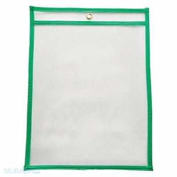 GRAINGER APPROVED Shop Ticket Holder Green 10 in W PK15, 45TU82