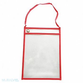 GRAINGER APPROVED Shop Ticket Holder Red 10 in W PK25, 45TU84