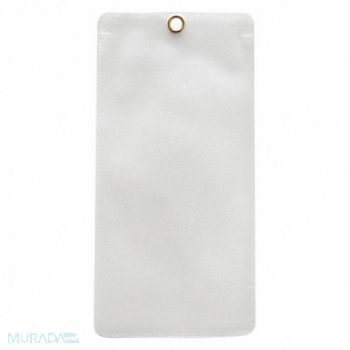 GRAINGER APPROVED Tag Protector 8-7/8 Hx4-1/2 W PK100, 45TU90