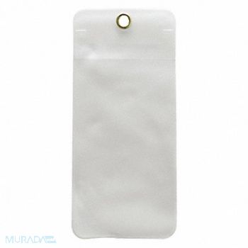 GRAINGER APPROVED Tag Protector 6-7/8 H x 3-1/8 W PK100, 45TU91