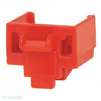PANDUIT Network Blockout Jack Copper Red Pk10, 45U607