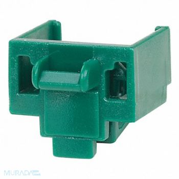 PANDUIT Network Blackout Jack Copper Green PK10, 45U610