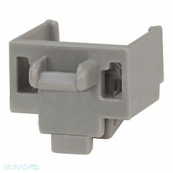 PANDUIT Network Blackout Jack Copper Gray Pk100, 45U622