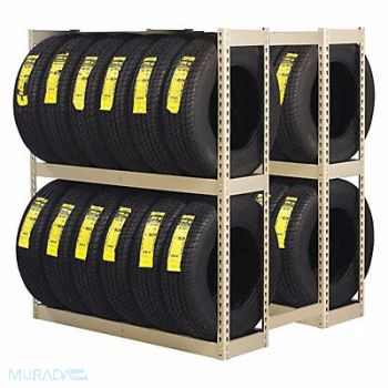 TENNSCO Double Sided Boltless Tire Rack 60 in H, 45UW77