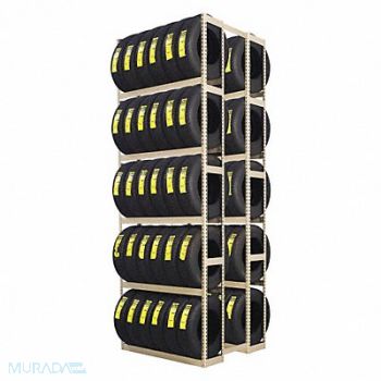 TENNSCO Double Sided Boltless Tire Rack 144 in H, 45UW80