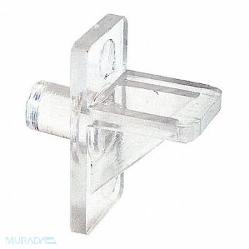 PRIME-LINE Shelf Support Peg 29/32 in D Clear PK8, 45UY97