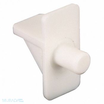 PRIME-LINE Shelf Support Peg 29/32 in D White PK8, 45UY99