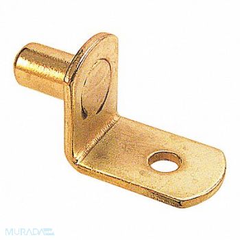 PRIME-LINE Shelf Support Peg 1-13/64in D Brass PK8, 45UZ01