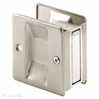PRIME-LINE Pocket Door Pull 2-1/2 in.L Nickel, 45UZ30