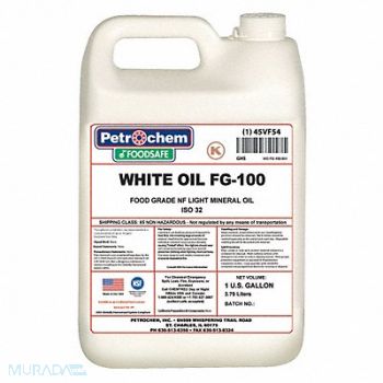 PETROCHEM Mineral Hydraulic Oil Food Grade 1 gal., 45VF54
