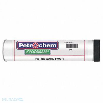 PETROCHEM Grease Grade 1 14 oz Cartridge White, 45VF83