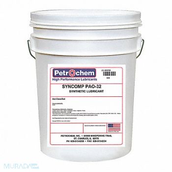 PETROCHEM Compressor Oil 5 gal Pail 10 SAE Grade, 45VF93