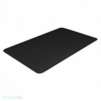 WORKERS-DELIGHT Static Dissipative Mat Black 3ft W 5ft L, 59PL65