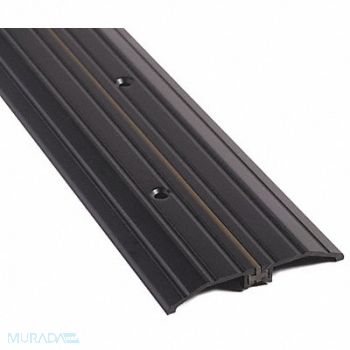 NATIONAL GUARD Door Threshold Dark Bronze Fluted Top, 45VT97