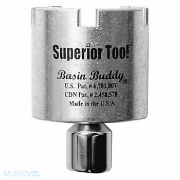 SUPERIOR TOOL Univ Faucet Wrench 3/4 to 1-1/8 Alum, 45W754