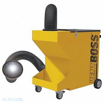 VENTBOSS BY ROBOVENT Portable Fume Extractor 12 ft L Arm, 45WD26