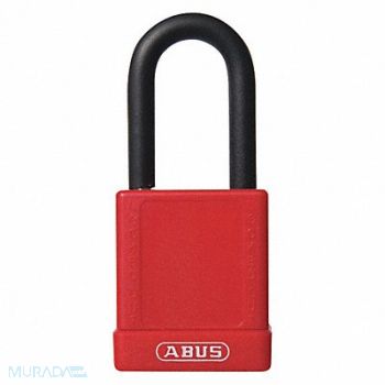 ABUS J5205 Lockout Padlock KA Red 1-3/4 H PK6, 45WN38